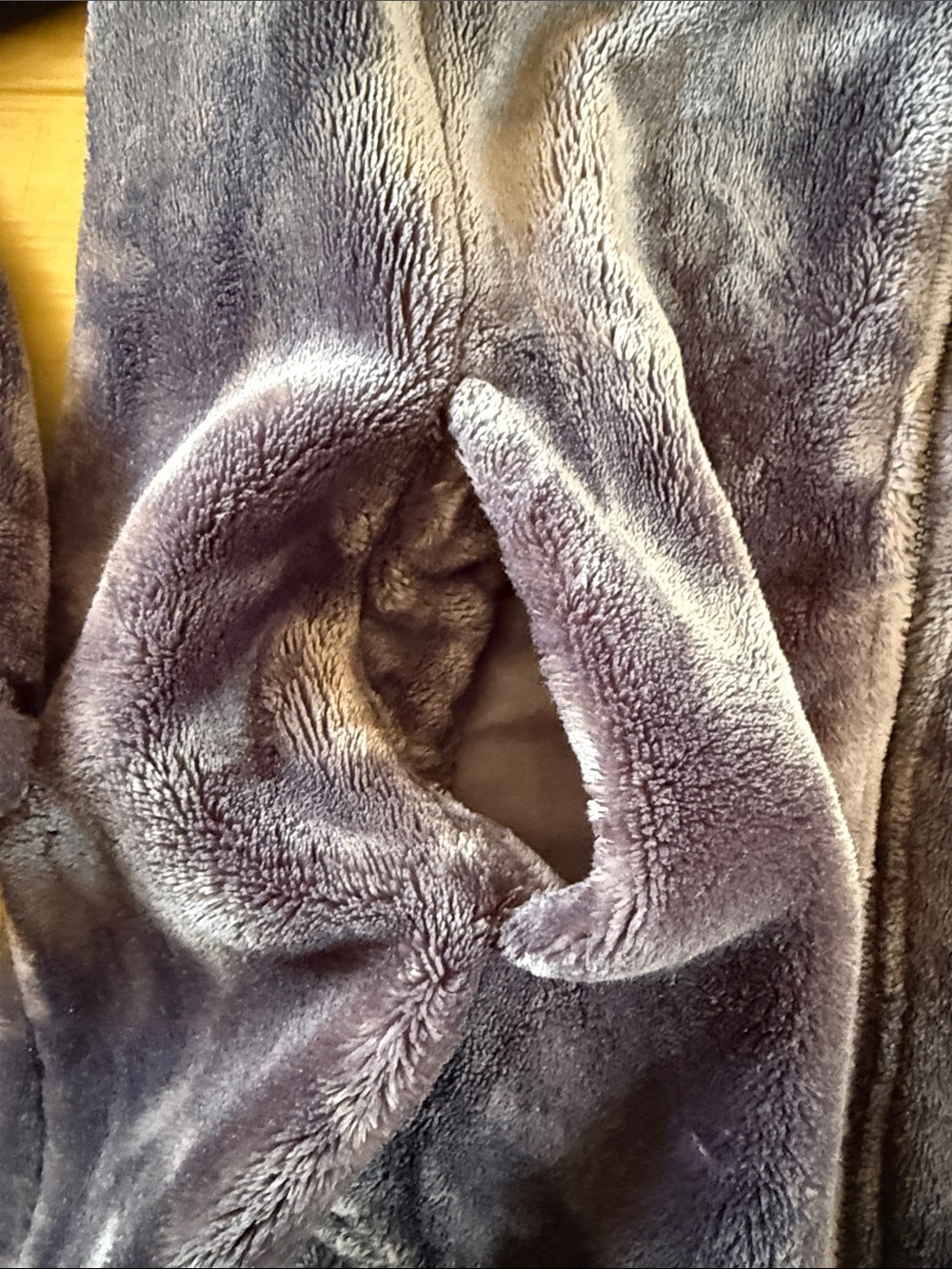 32 DEGREES WOMENS PLUSH FAUX FUR FULL ZIP JACKET SIZE LARGE BLUE GRAY COLORWAY - Picture 8 of 14